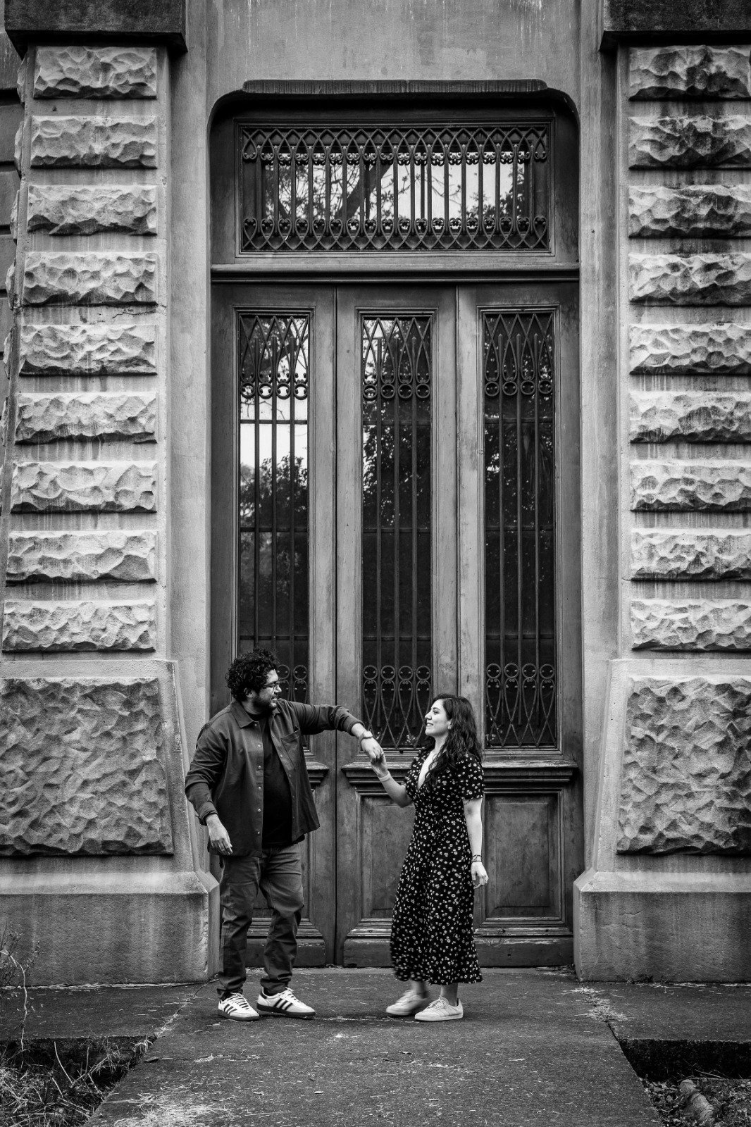 Pareja blanco y negro